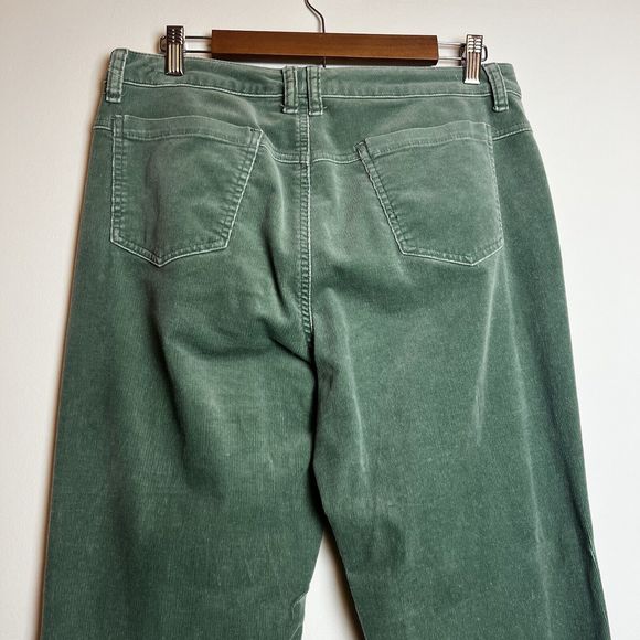 Chico’s Vintage Green Corduroy Jacket & Flare Pants Suit Sz M / 8 / Chico’s 1 - Picture 13 of 16